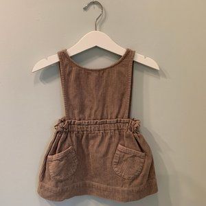 Zara Baby - Corduroy Skirt Jumper - 9-12 months
